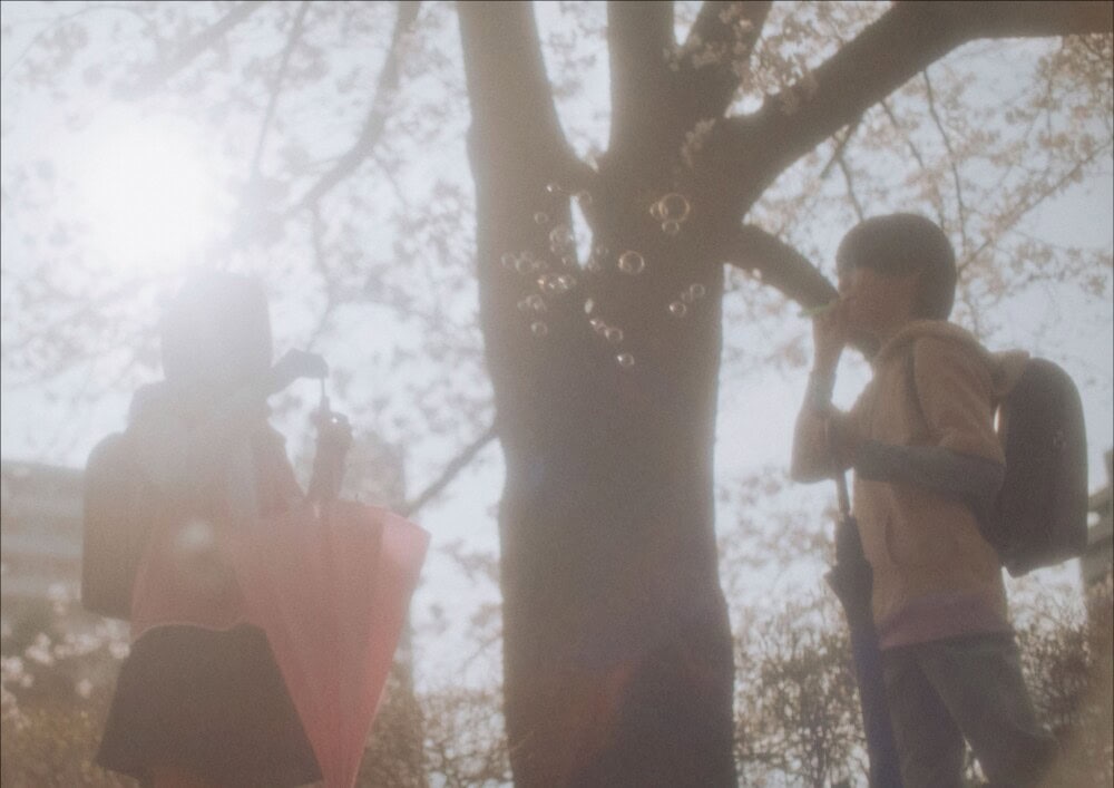 秒速5厘米 童年櫻花樹下場景