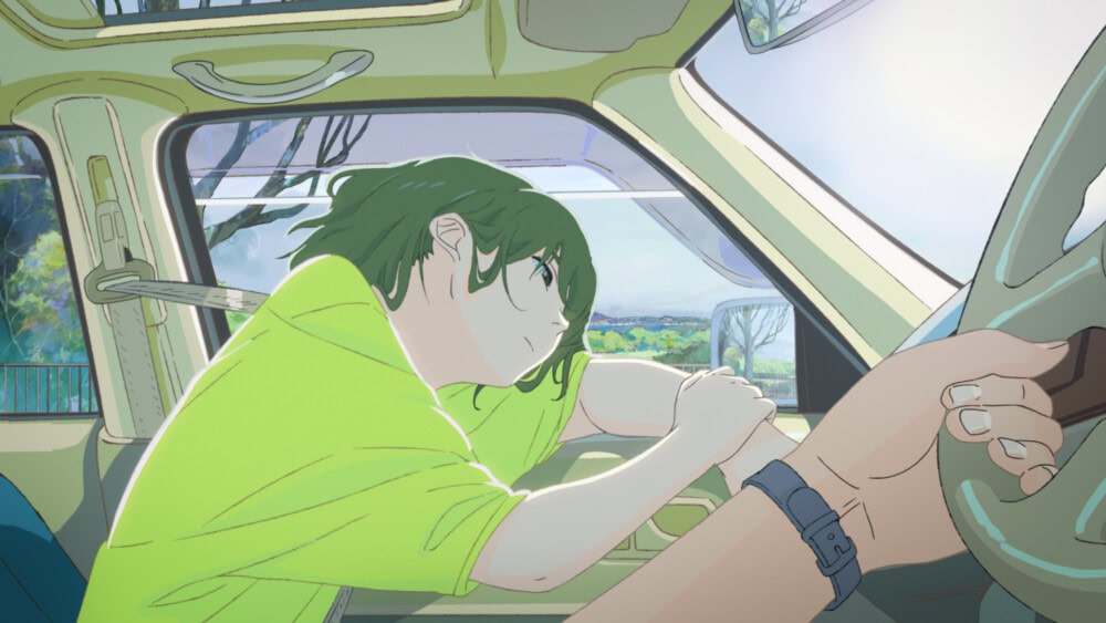 《花綠青綻放之時》劇照:車內場景