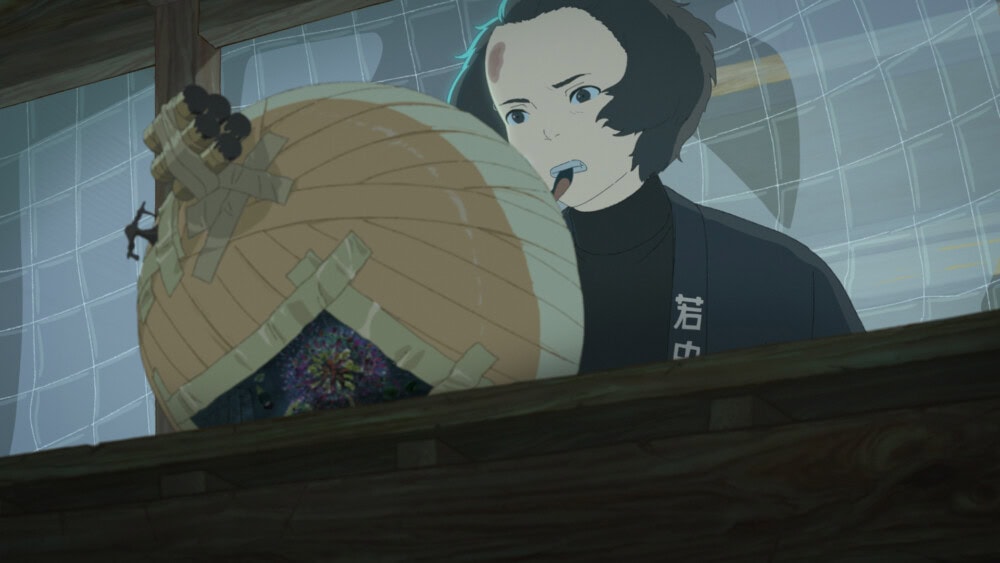 《花綠青綻放之時》劇照:敬太郎製作煙火