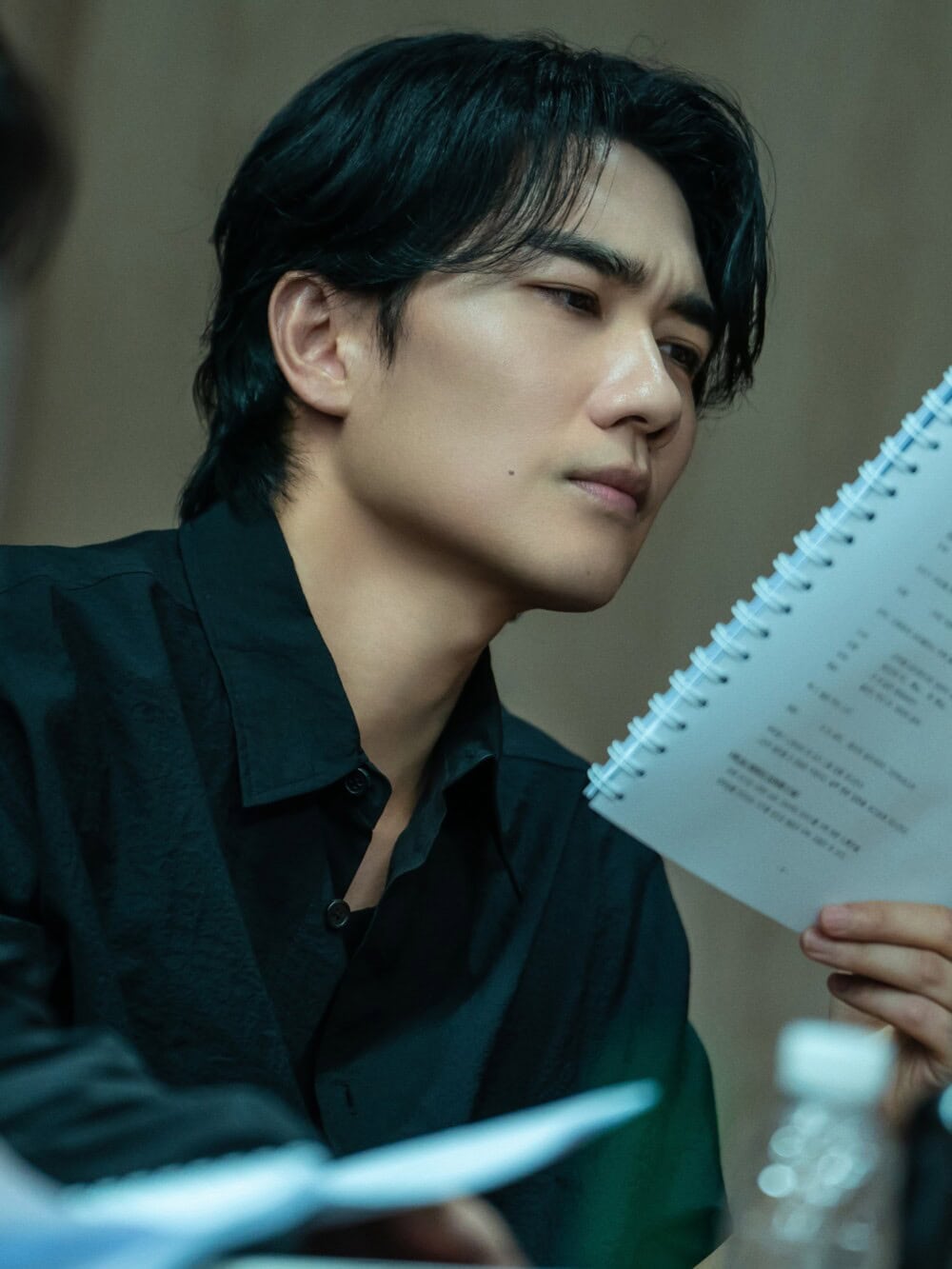 嚴泰九在《我是罪人》劇本圍讀現場