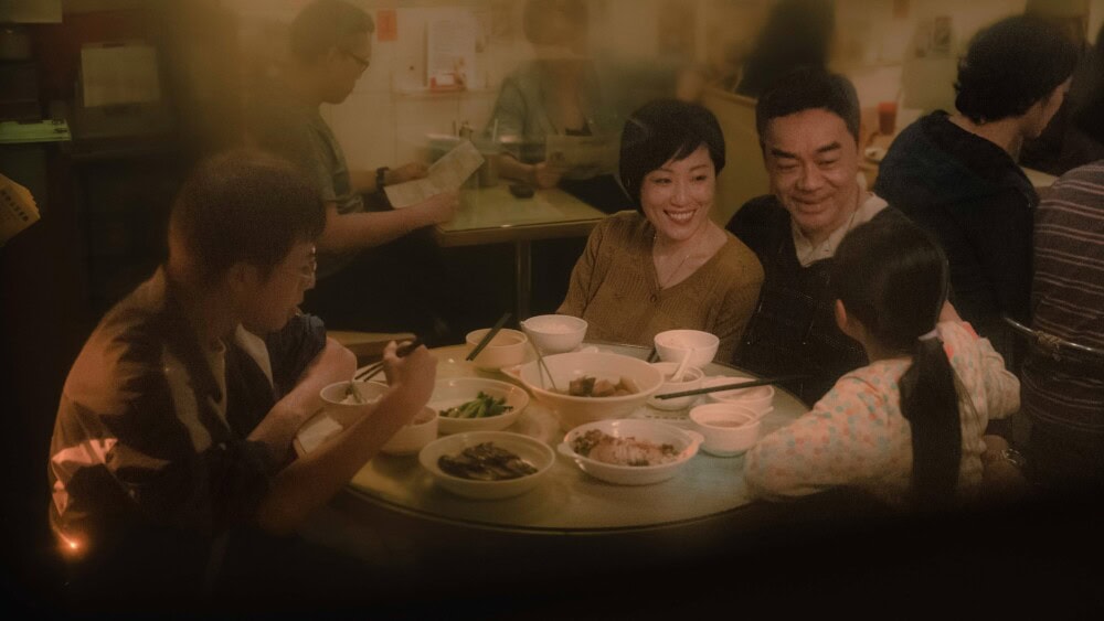 劉青雲於《爸爸》飾演阮永年於茶餐廳