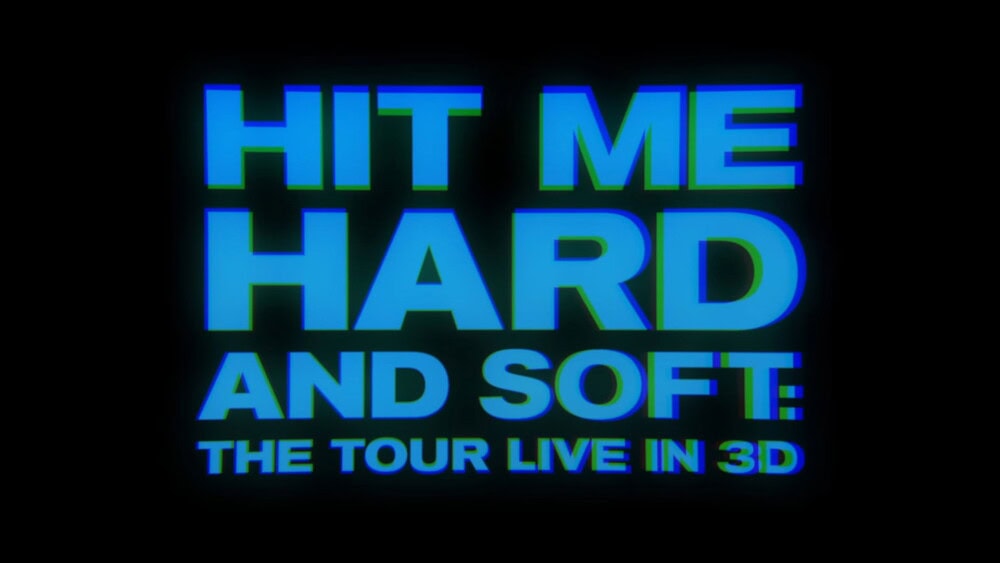 HIT ME HARD AND SOFT: THE TOUR LIVE IN 3D 主視覺 title card